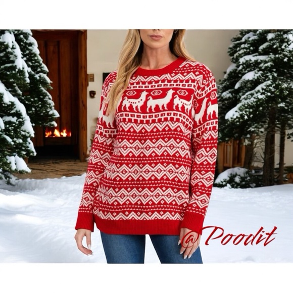 BIBI Cozy holiday sweater S M L XL - Picture 1 of 7